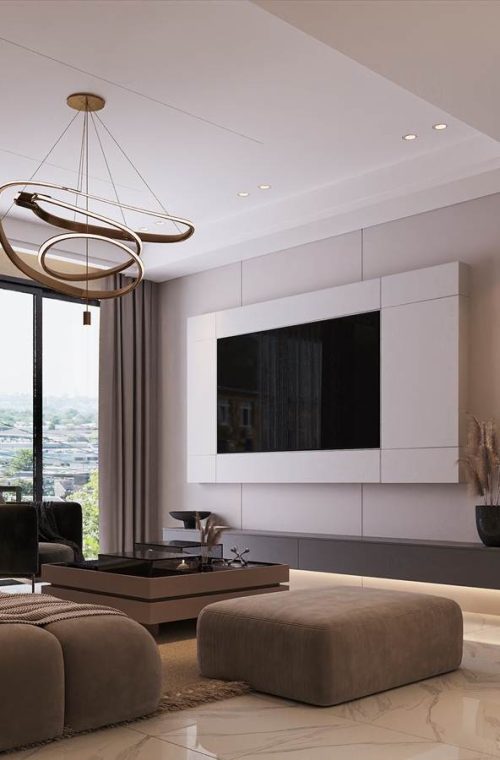 LIVING ROOM AND DINING VIEW 1